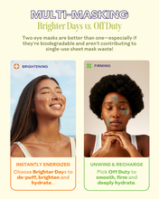 OffDuty™ Sea Algae + Bio-Peptide Smoothing Biodegradable Eye Masks