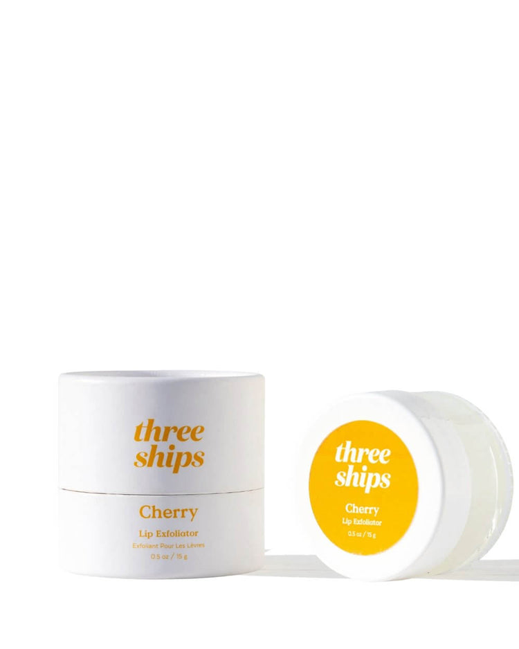 Cherry Lip Exfoliator Three Ships LIP CARE Natural Vegan Cruelty-free Skincare