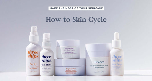 Skin Cycling: Everything You Need to Know About the Latest Skincare Trend - Three Ships