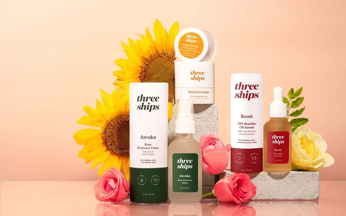 Give Mom a Bouquet of Floral-Based Skincare this Mother’s Day - Three Ships
