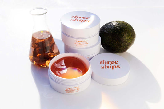 Here's Everything You Need to Know About Our Brighter Days Red Algae + Avocado Biodegradable Eye Masks - Three Ships
