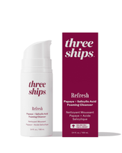 Refresh Papaya + Salicylic Acid Cleanser Three Ships CLEANSERS Natural Vegan Cruelty - free Skincare