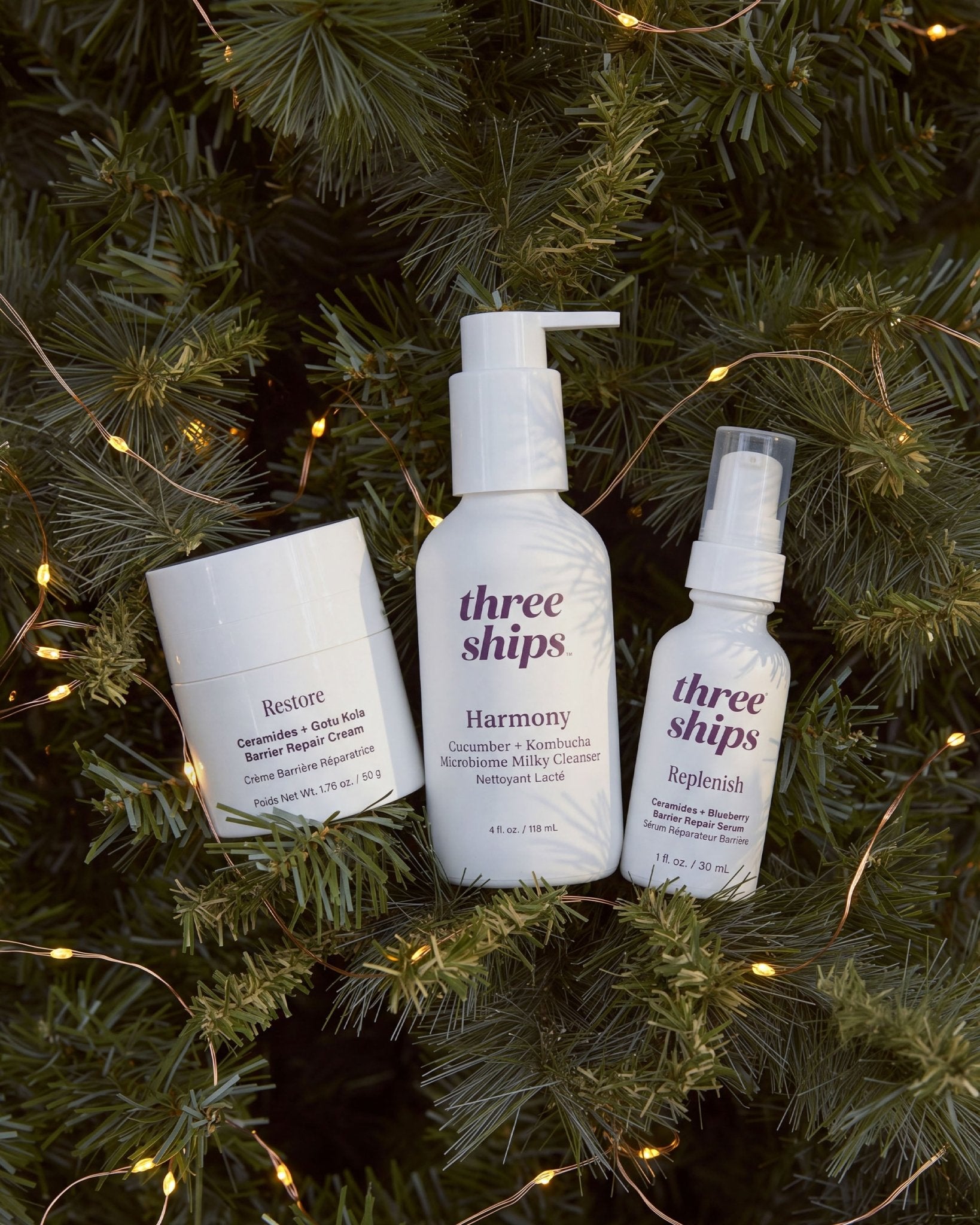 Skin Barrier Reset Routine Three Ships BUNDLES Natural Vegan Cruelty-free Skincare