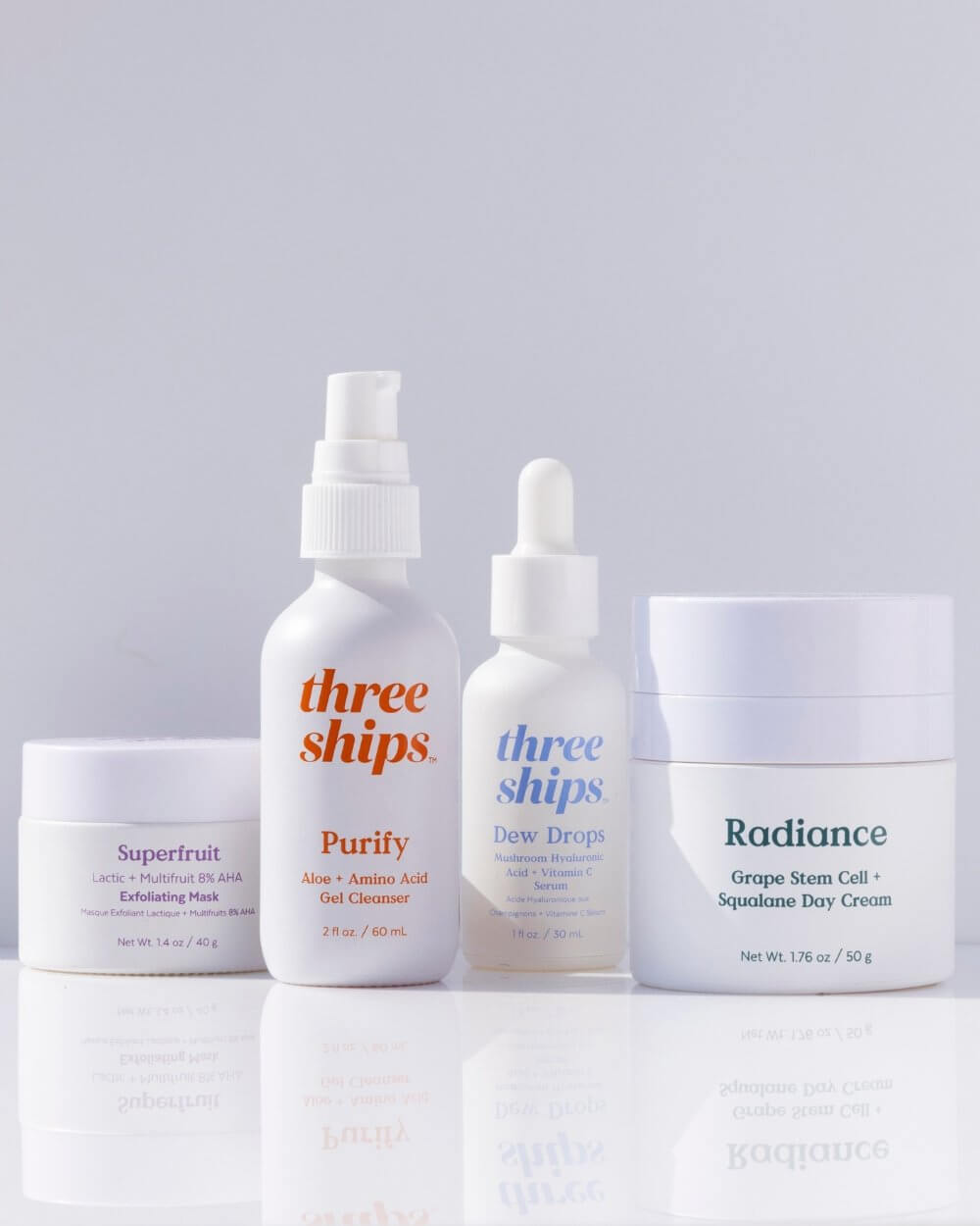 Best-Sellers Limited Time Bundle Offer Three Ships TRIAL KIT Natural Vegan Cruelty-free Skincare