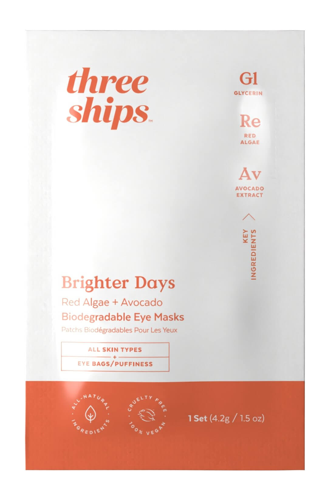 Brighter Days Sachet Three Ships Natural Vegan Cruelty-free Skincare
