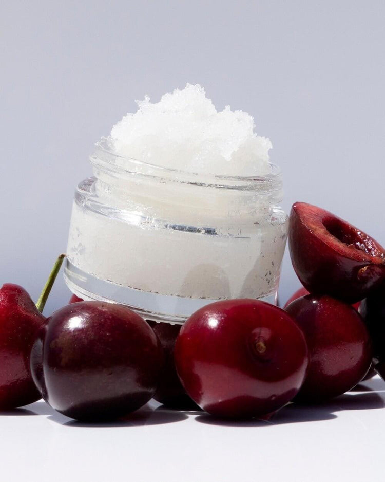 Cherry Lip Exfoliator Three Ships LIP CARE Natural Vegan Cruelty-free Skincare